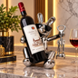 Sunglasses rabbit wine rack