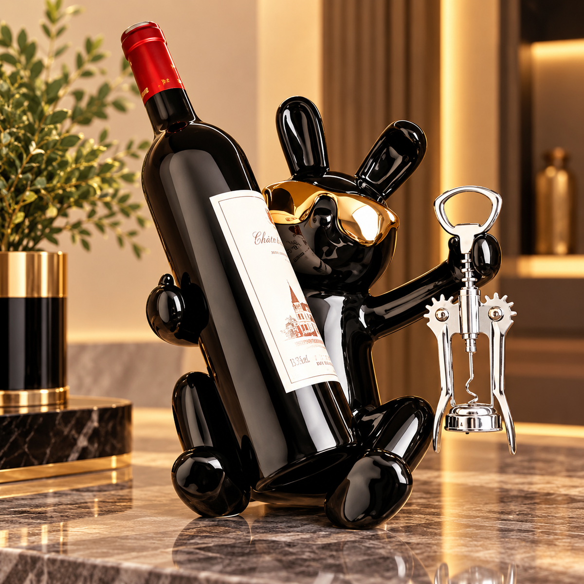 Sunglasses Rabbit Wine Rack