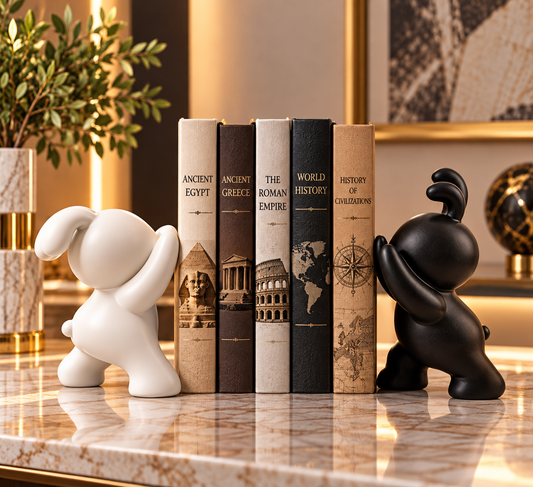 Push Rabbit Bookends